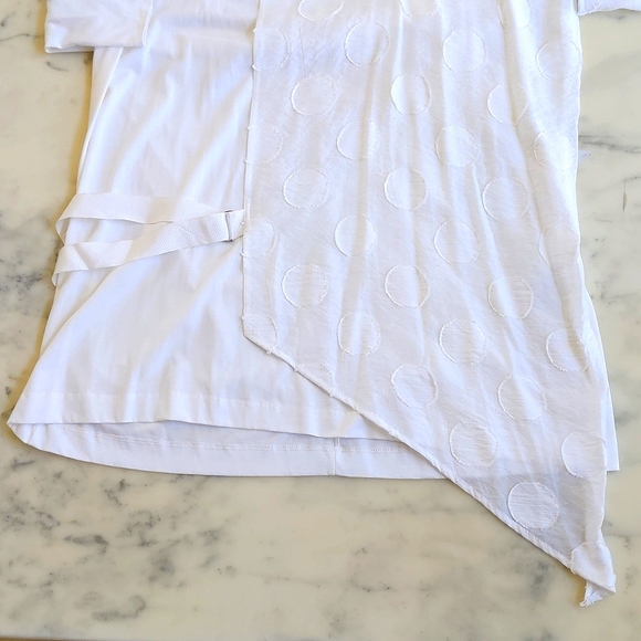 NWT. Zara Short Sleeve Loose Fit Layered Dress with buckle. - Picture 4 of 7